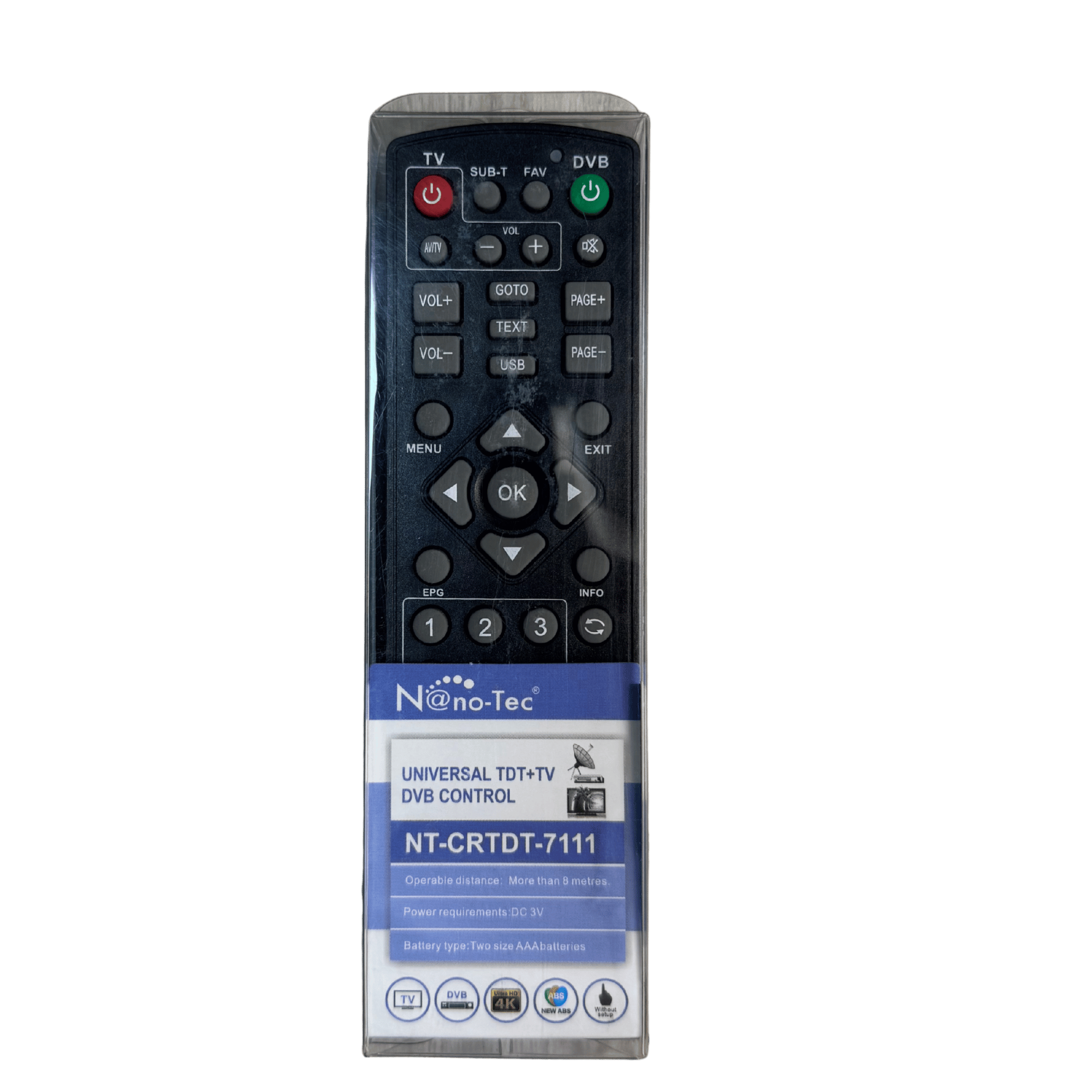 CONTROL PARA TDT TODAS LAS MARCAS